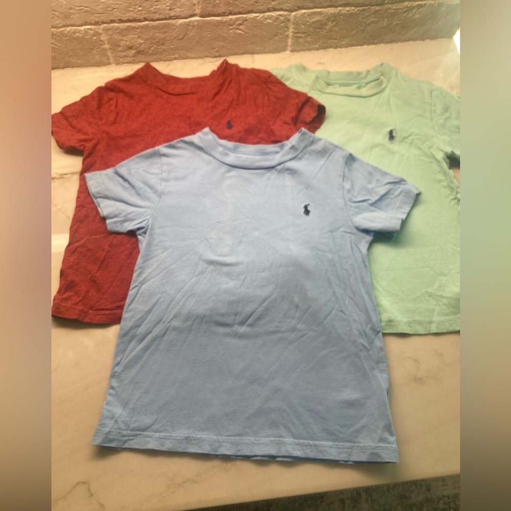 BUNDLE - three Polo by Ralph Lauren tshirts, size 4T